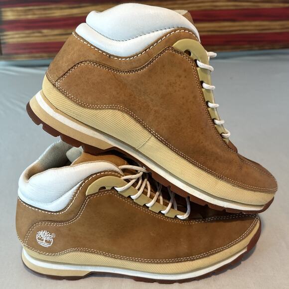 Timberland Euro Hiker Boots Mens Size 10M Tan Leather Active Comfort Tech main image 5